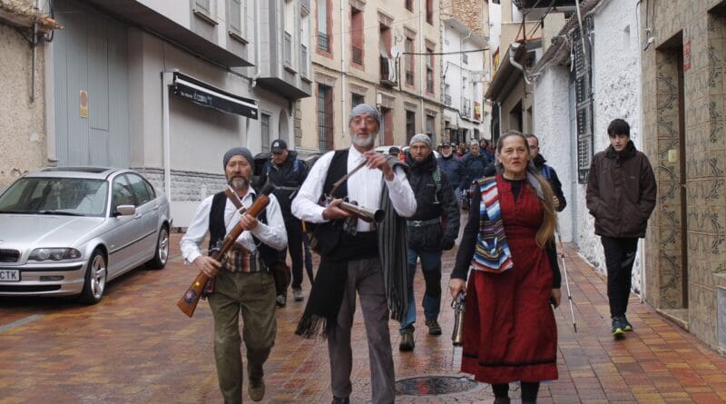 XV Ruta del Roche saliendo de Ayna dirección Liétor.