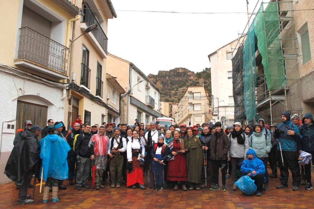 XV Ruta del Roche saliendo de Ayna dirección Liétor.